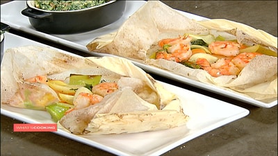 Shrimp papillote