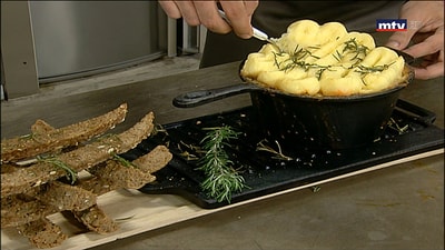 Vegetables with Baked Potatoes 