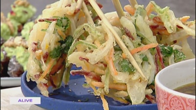 Tempura with vegetables