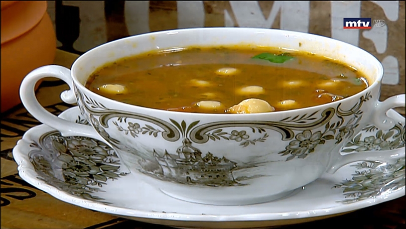 شوربة البرغل والحمص