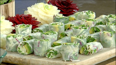 Spring Rolls with Vegetables