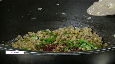 Spinach Gratin with Orzo