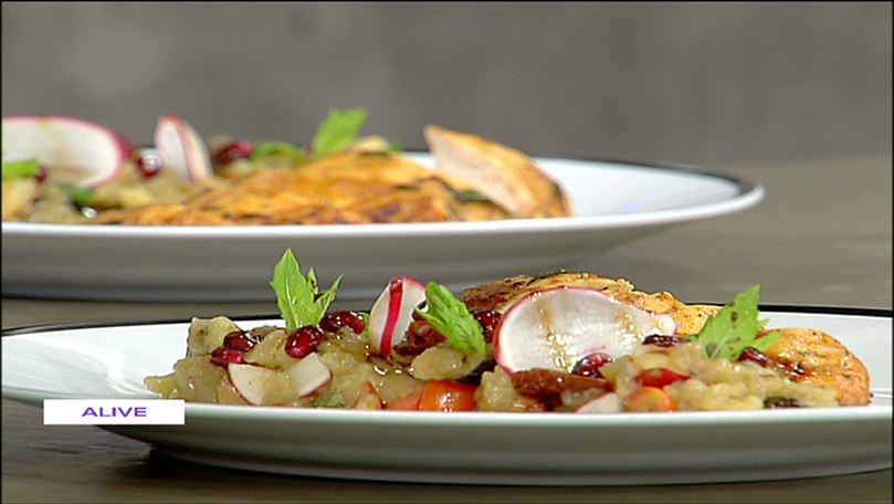 Eggplant chicken