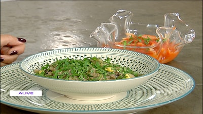 Risotto With Frikeh and Lentils