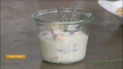 Lavender Rice in Milk