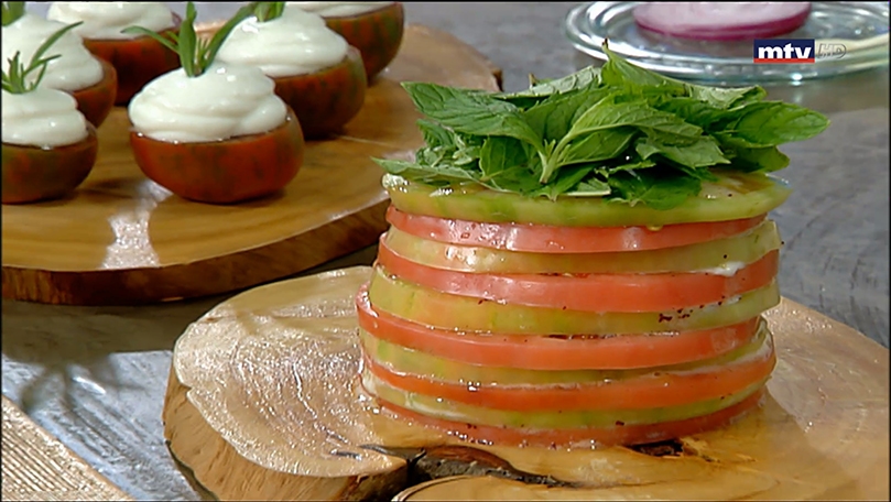بندورة بالباذنجان