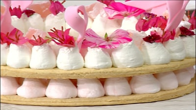 Cake with flowers