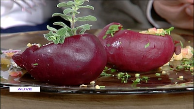 Beetroot with feta