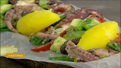 Octopus With Feta Cheese