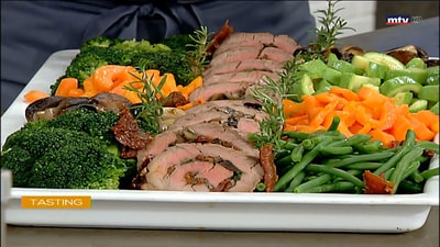 Meat stuffed fillet
