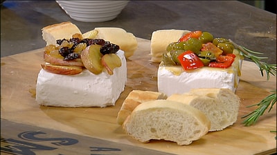 Baguette with feta