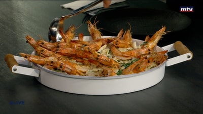 Shrimp pasta