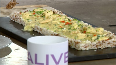 Risotto with chicken and herbs