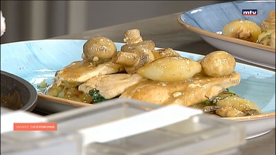 Chicken with roquefort