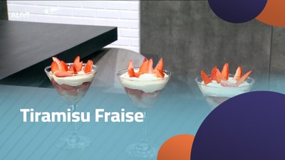 تيراميسو بالفراولة