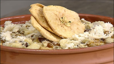 Sfouf Cake with Halva
