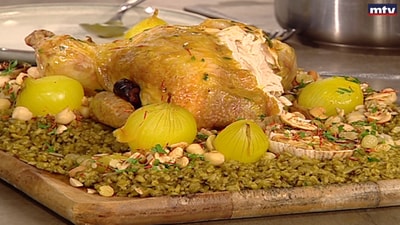 Freekeh with chicken