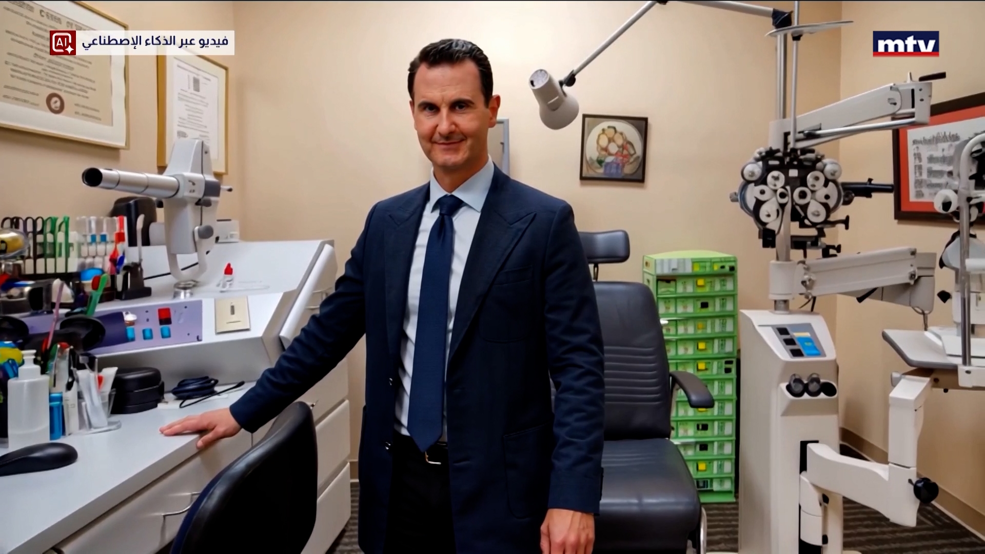 بعد الرئاسة بشار الاسد يعود الى طب العيون