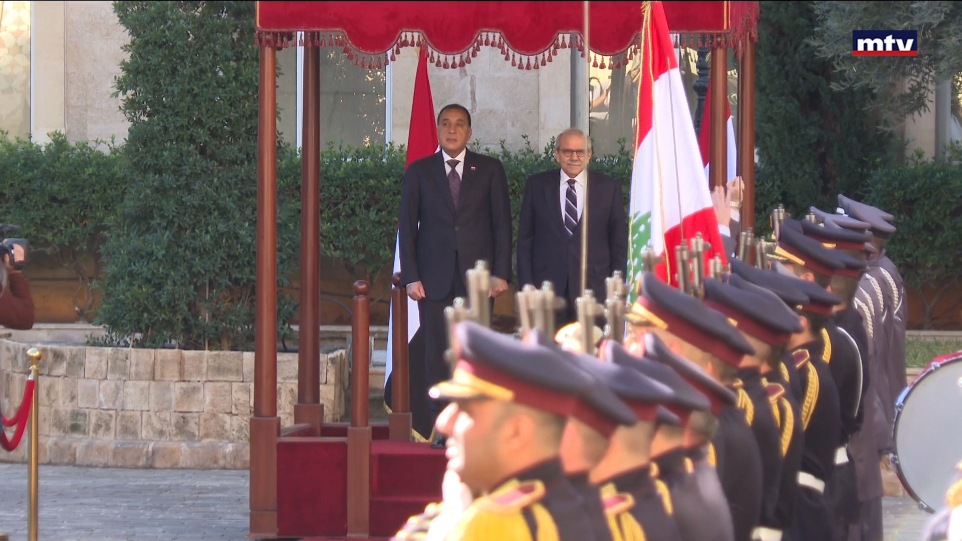 رئيس الوزراء المصري في لبنان