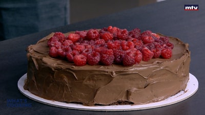 Chocolate raspberry cake