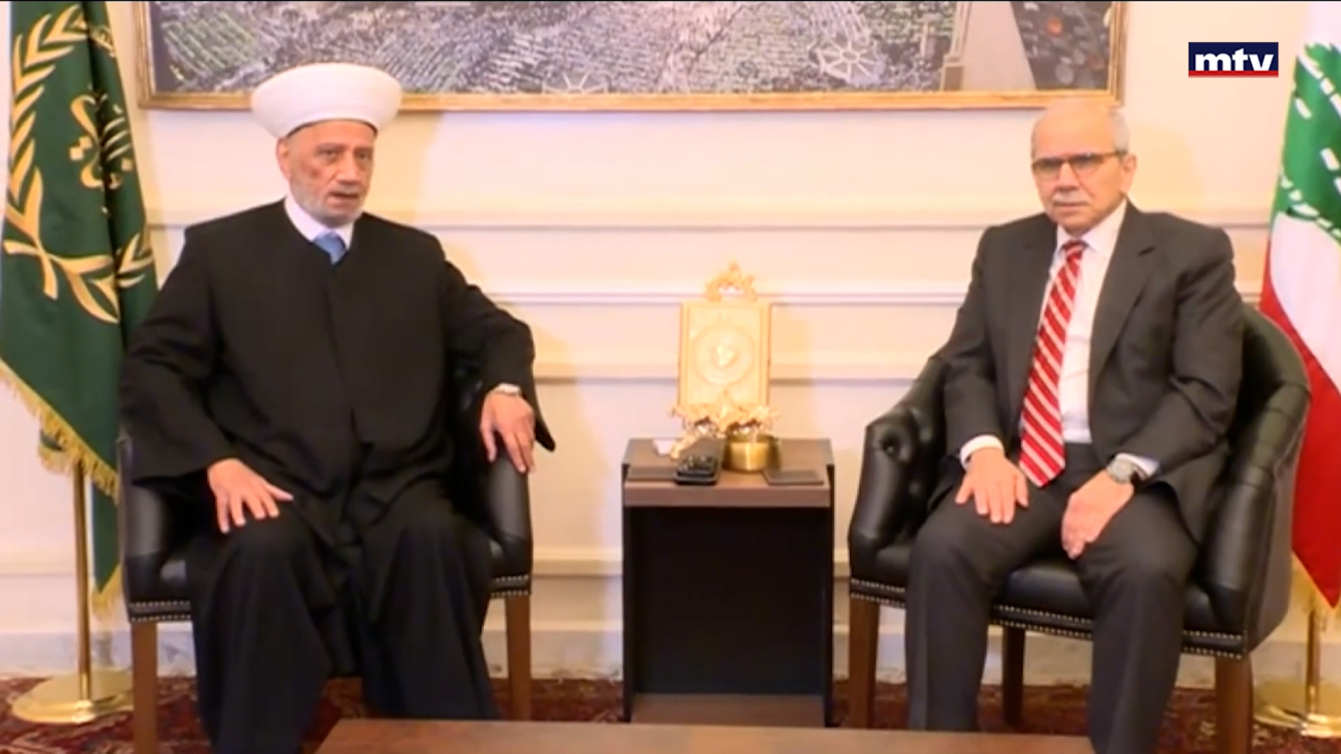 خلوة بين دريان وسلام