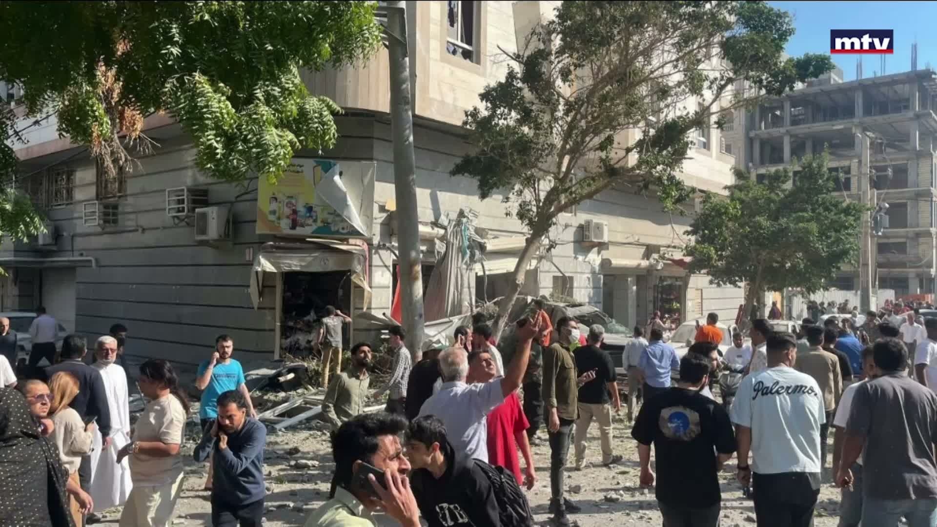 الانفجار في جنوب إيران