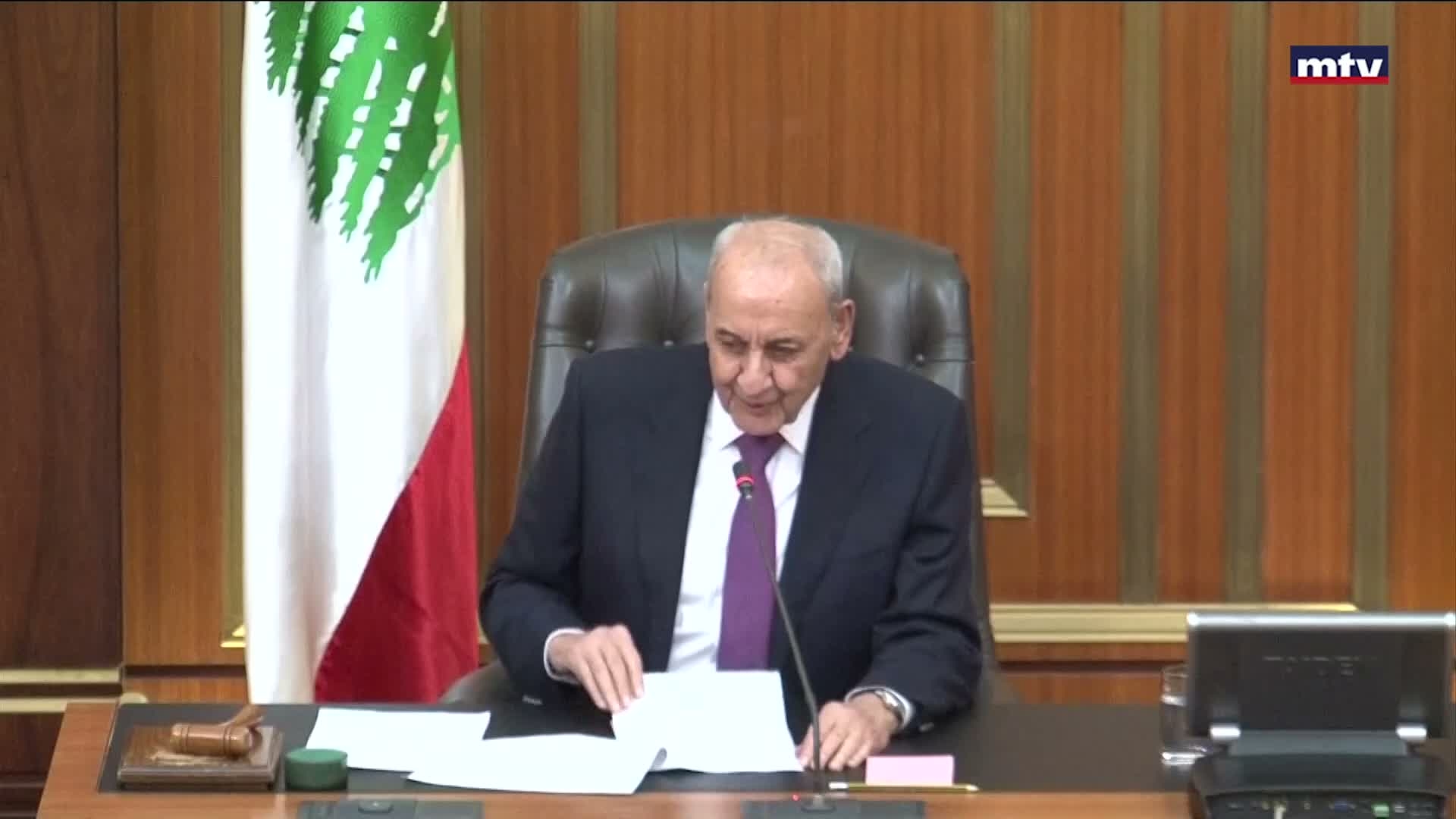 بري يقول علناً