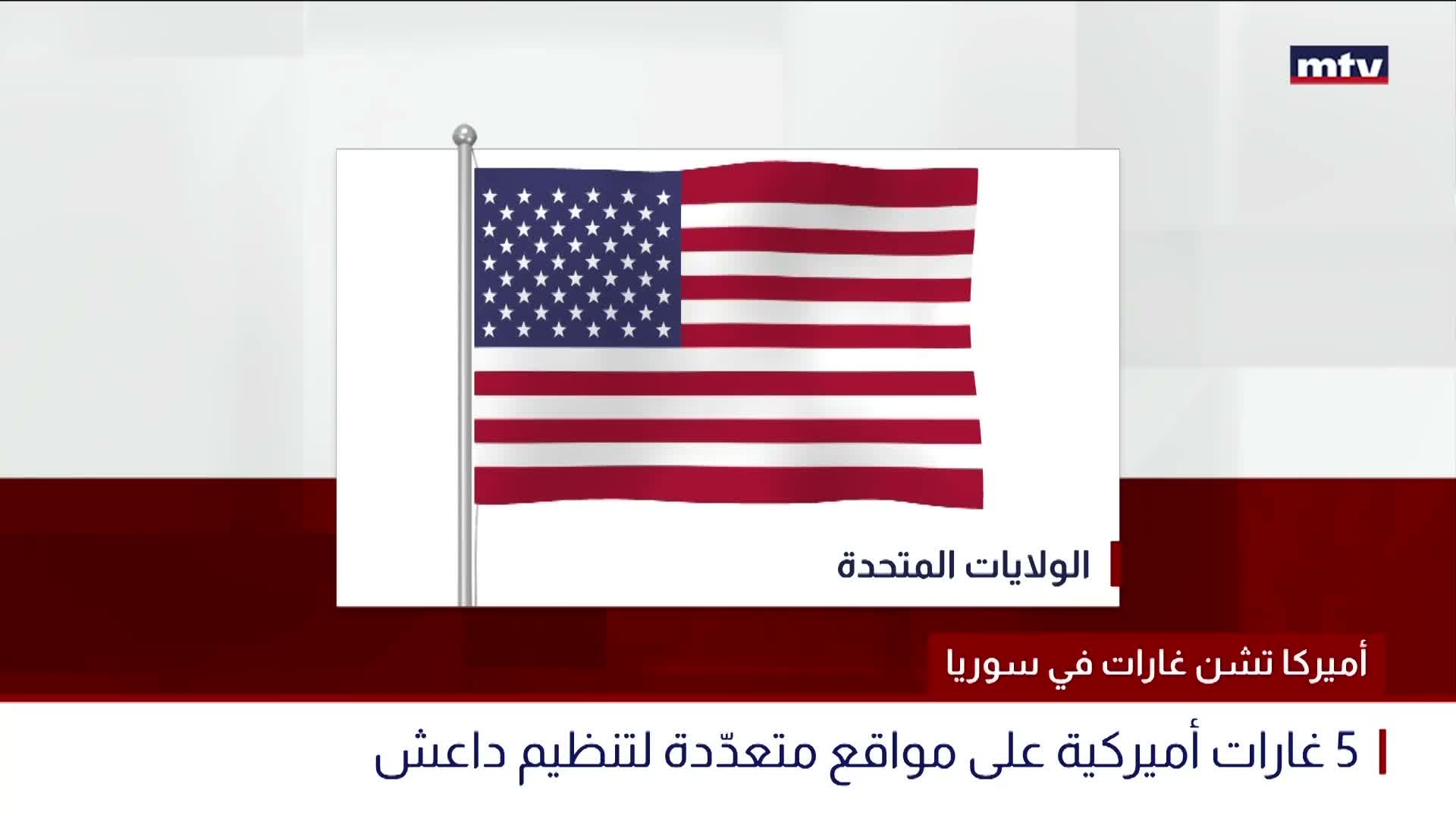 أميركا تشن غارات في سوريا