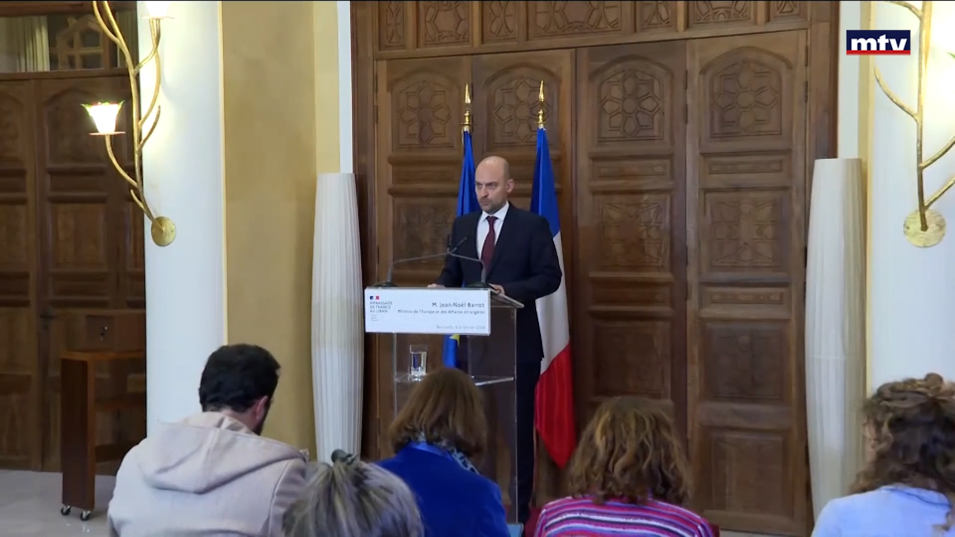 زيارة وزير الخارجية الفرنسي