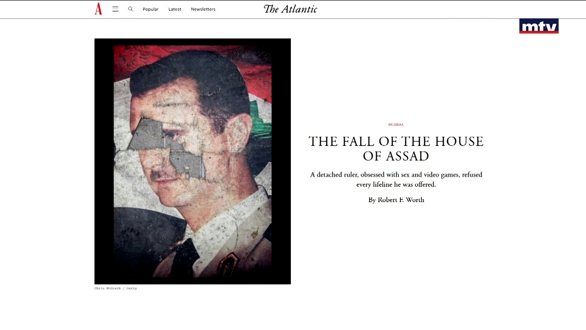 كواليس حكمِ الرئيس السوري السابق بشار الأسد