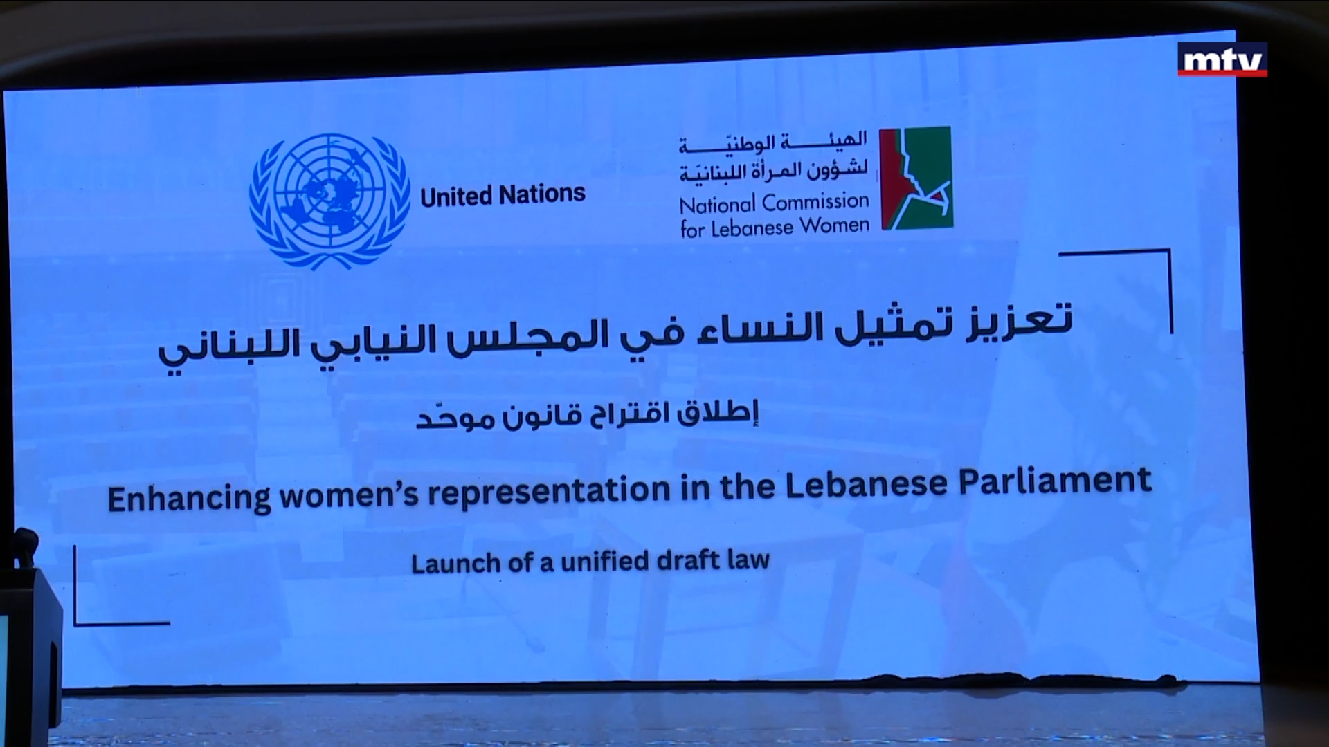 من تنظيم الهيئة الوطنية لشؤون المرأة اللبنانية