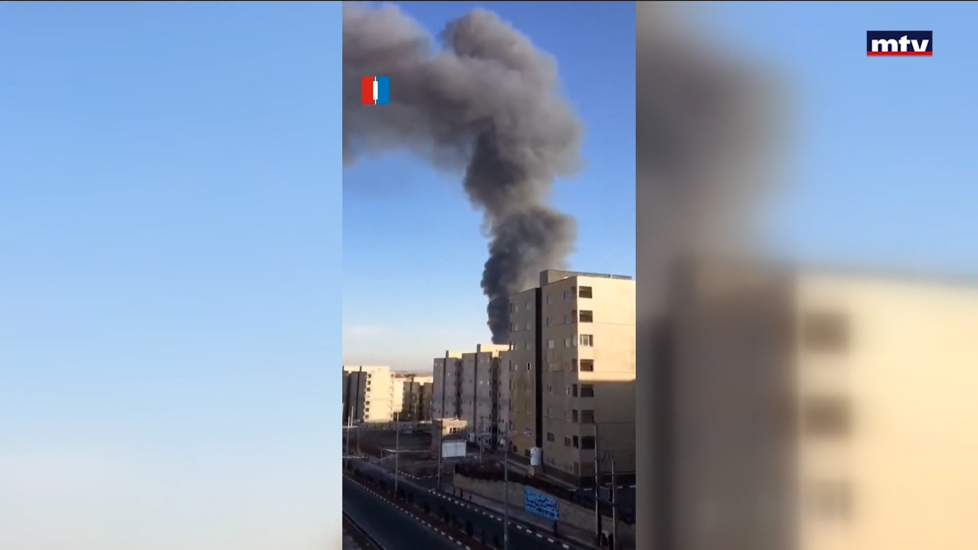 إندلاع حريق كبير قرب العاصمة الإيرانية