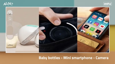 Baby bottles - Mini smartphone - Camera