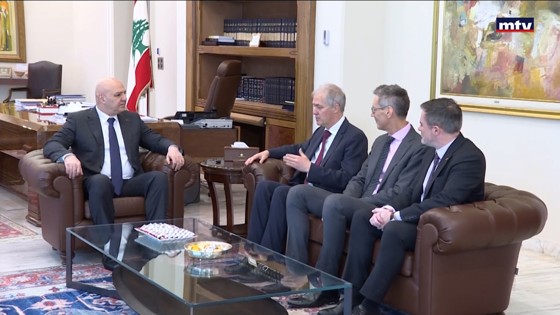 سلسلة لقاءات عقدها الرئيس عون في قصر بعبدا