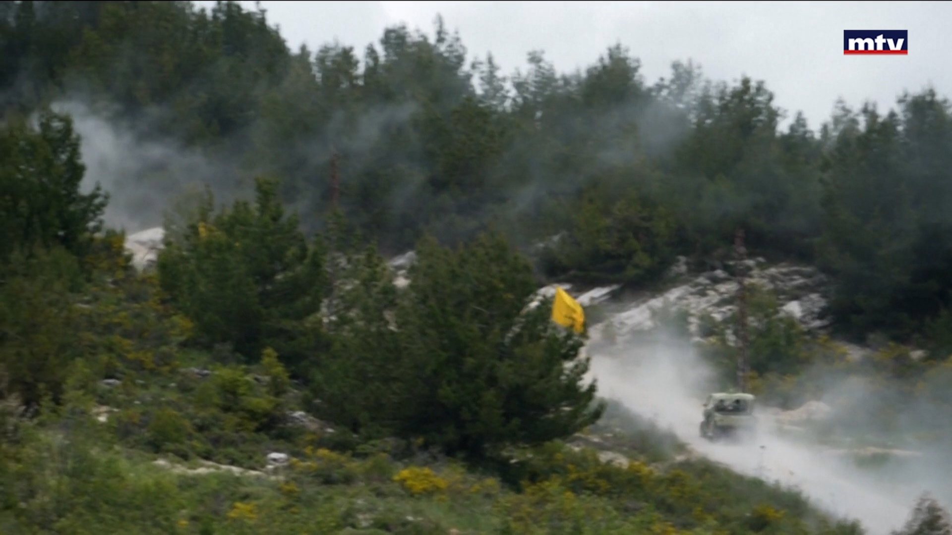 على الحدود بين لبنان وسوريا