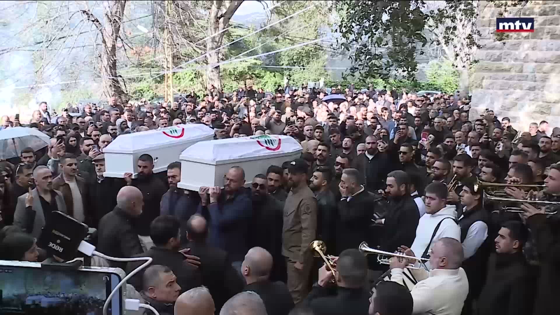 وداع بيار وفلافيا معوض