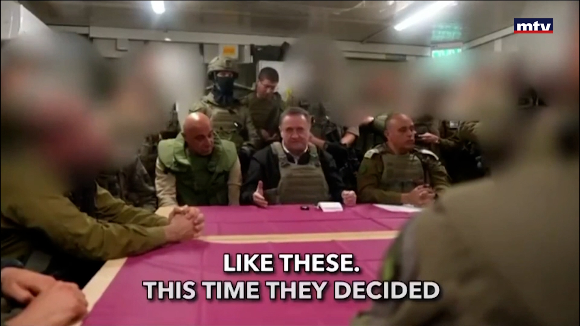 وزير الدفاع الإسرائيلي من جنوب لبنان