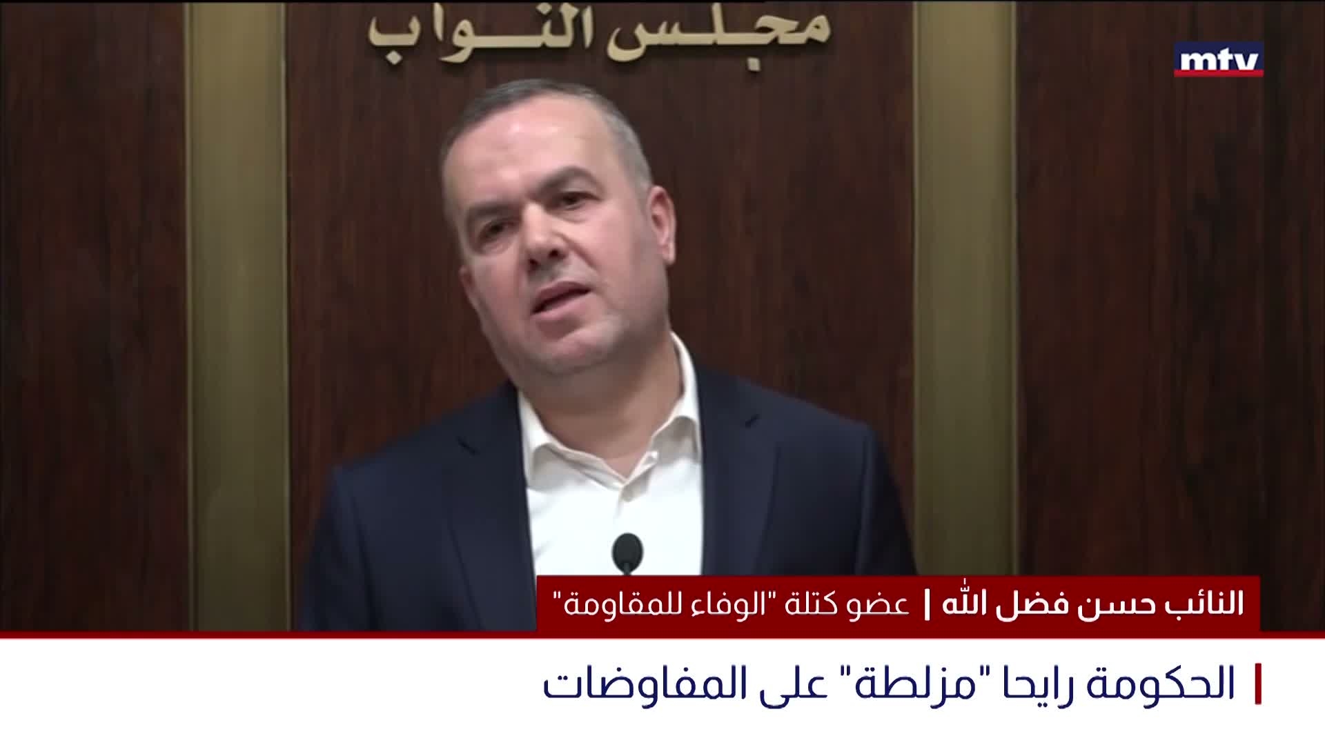 حسن فضل الله: الحكومة رايحها "مزلطة" على المفاوضات