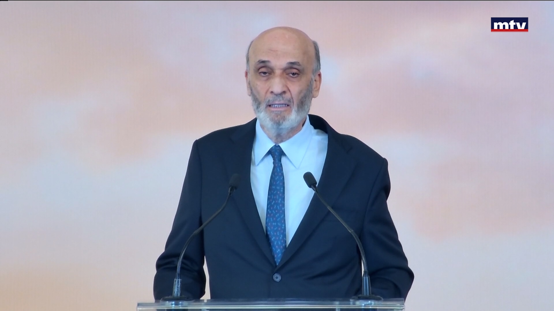 جعجع في خلال إحياء ذكرى شهداء زحلة