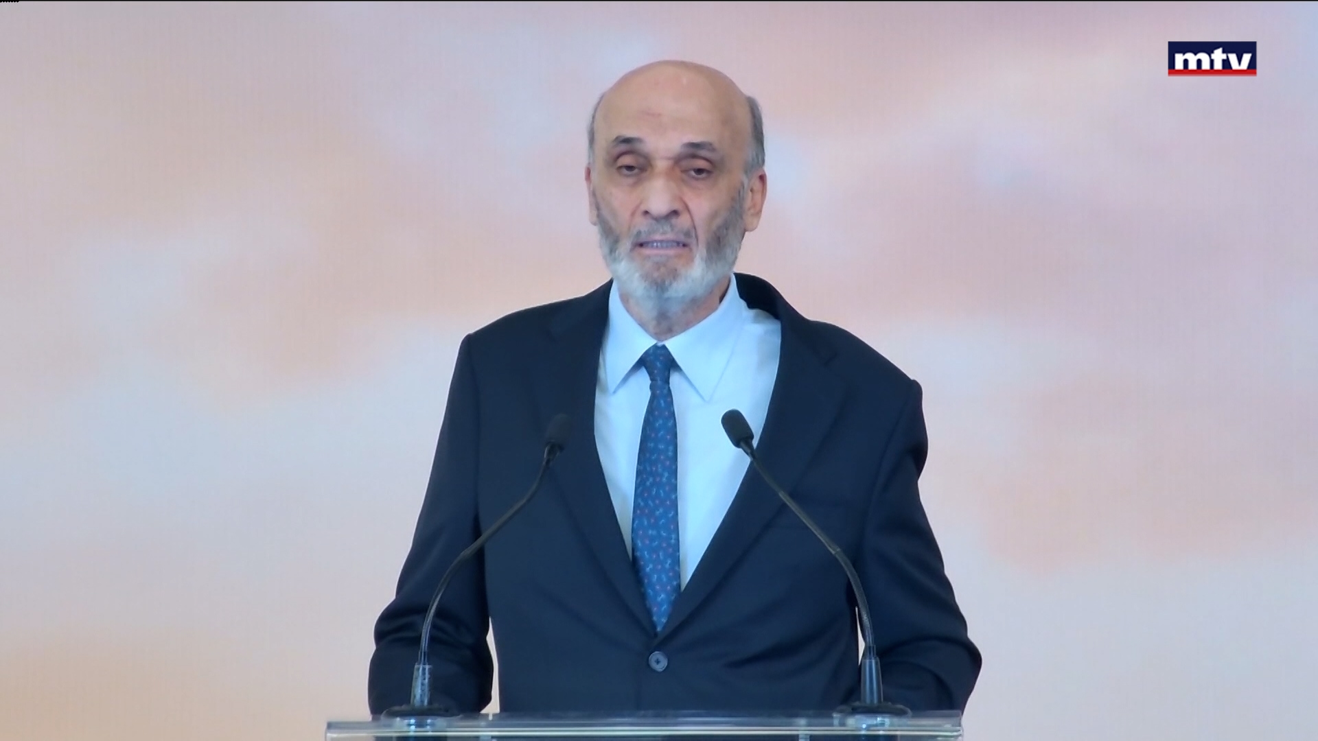 جعجع في خلال إحياء ذكرى شهداء زحلة