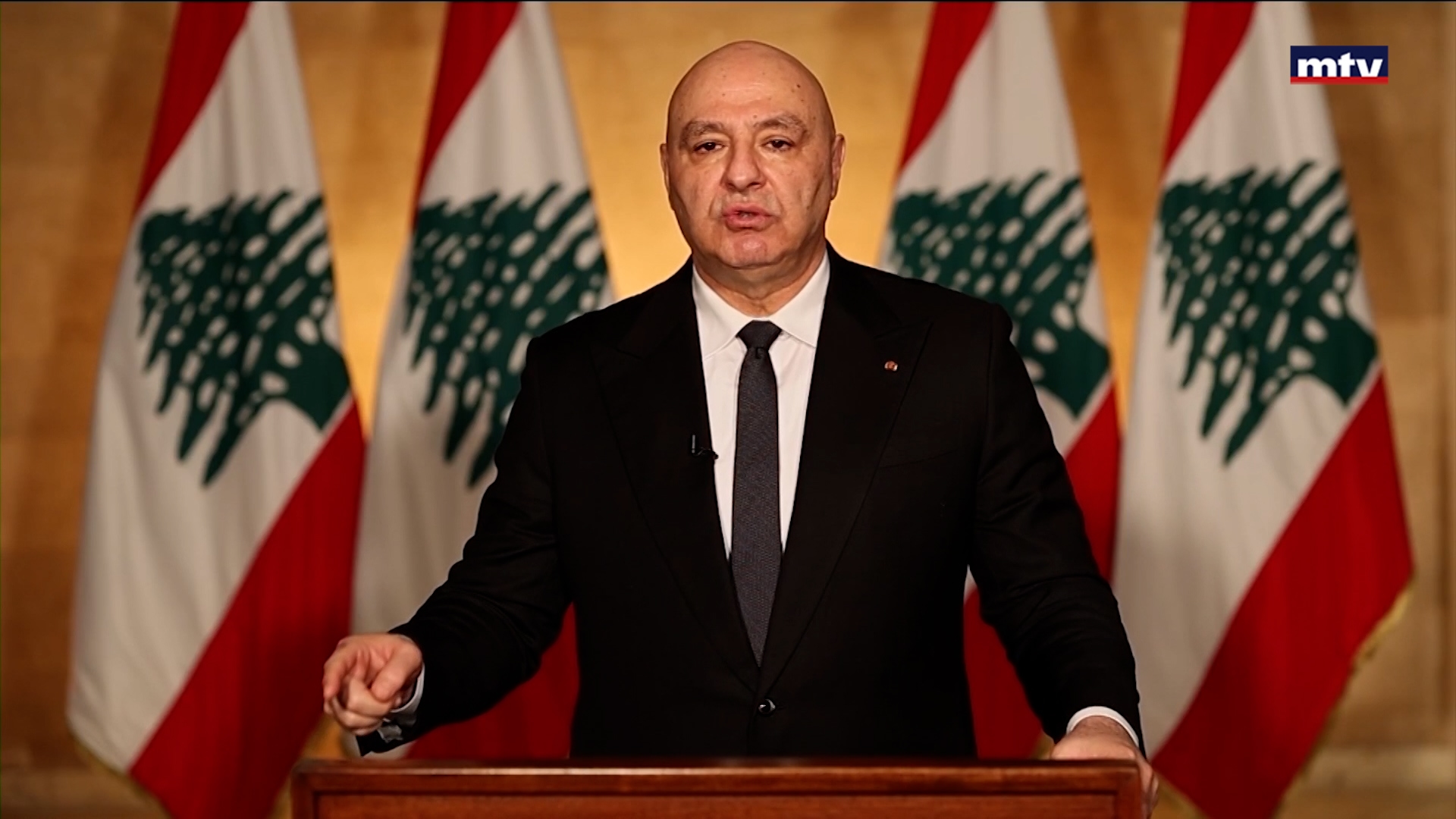 رئيس الجمهورية متحدثاً في 17 نيسان 2026