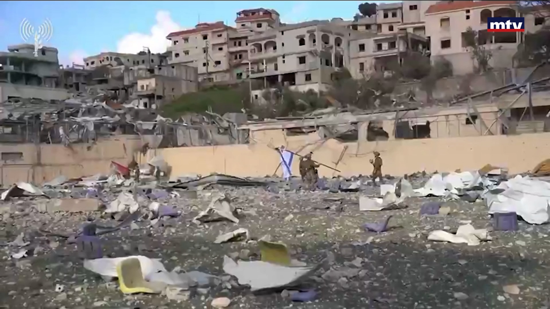 لقطات وثقها الجيش الإسرائيلي في بنت جبيل