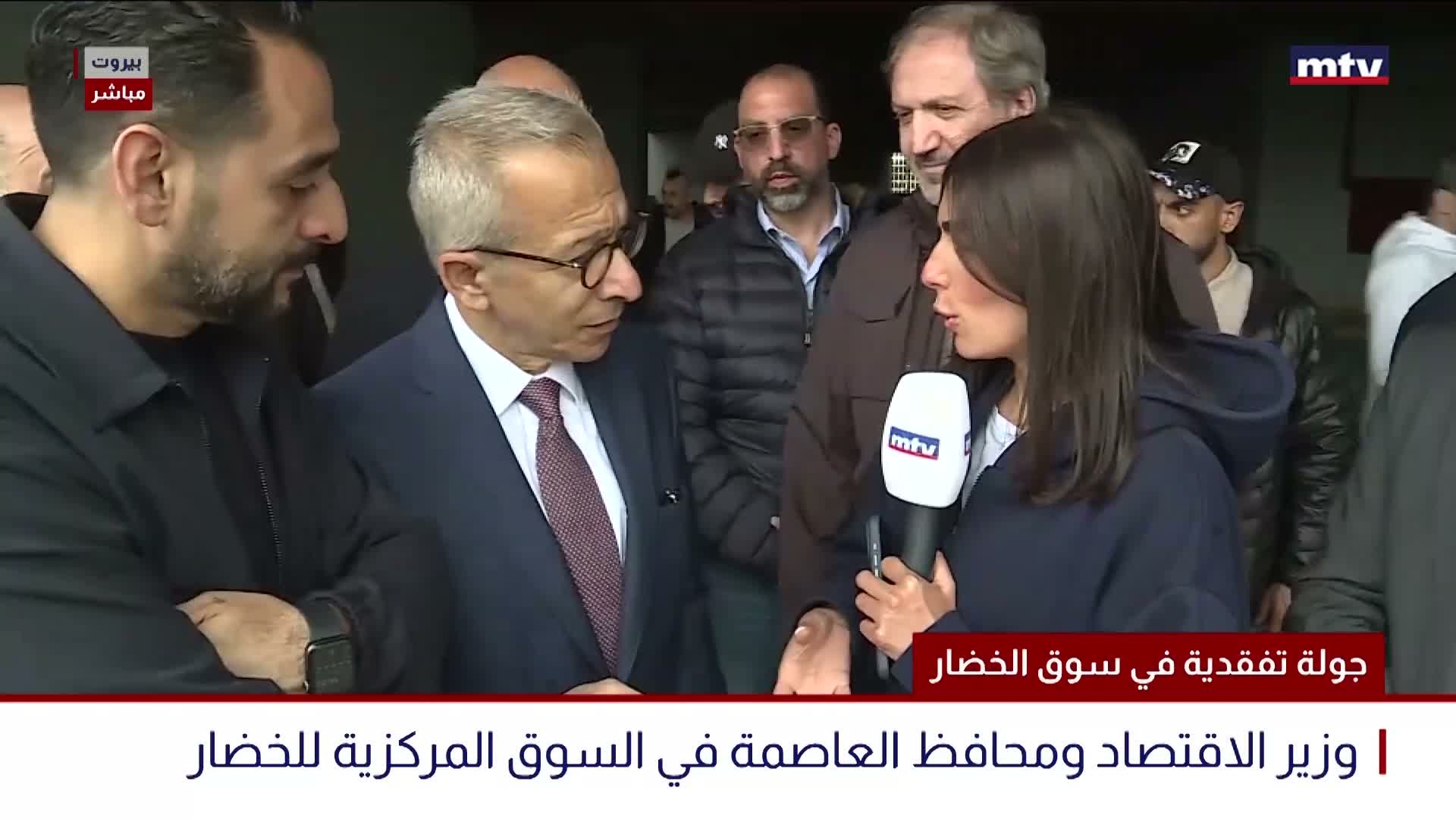 جولة تفقدية في سوق الخضار