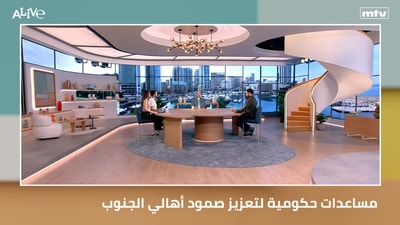 مساعدات حكومية لتعزيز صمود أهالي الجنوب