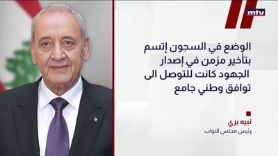 رئيس مجلس النواب نبيه بري