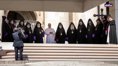 كاثوليكوس الأرمن الأرثوذكس لبيت كيليكيا يختم زيارته الى روما