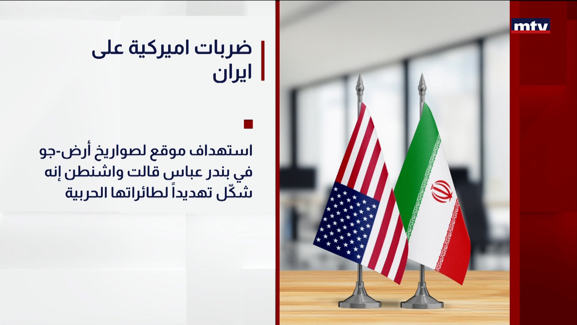 ضربات اميركية على ايران