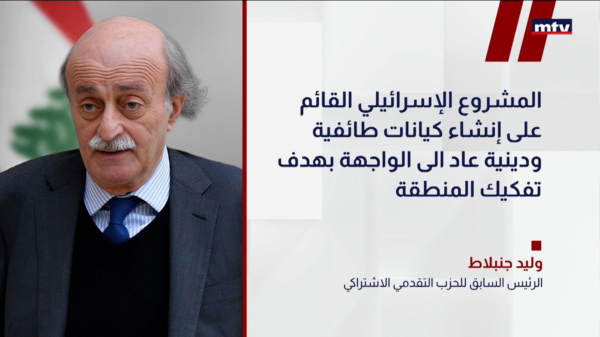 الرئيس السابق للحزب التقدمي الاشتراكي