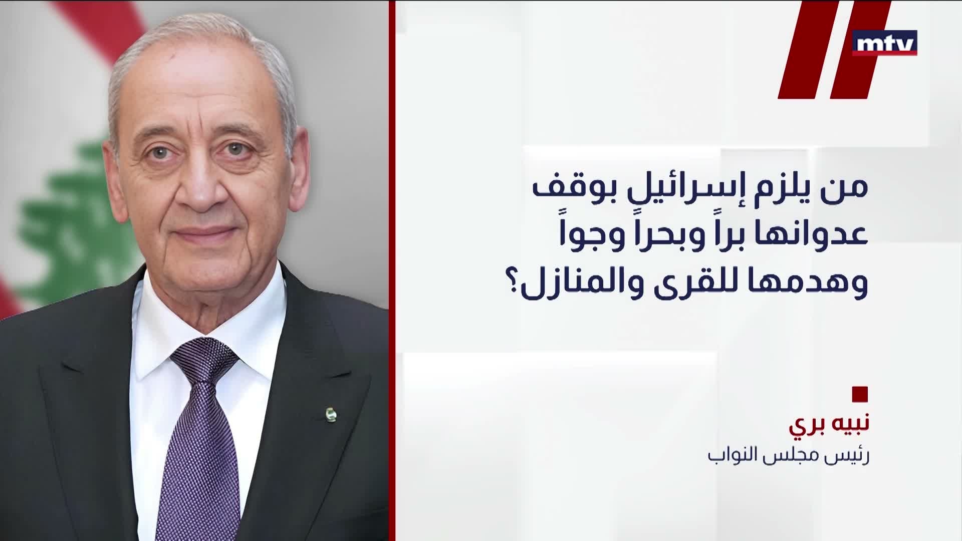 رئيس مجلس النواب نبيه بري