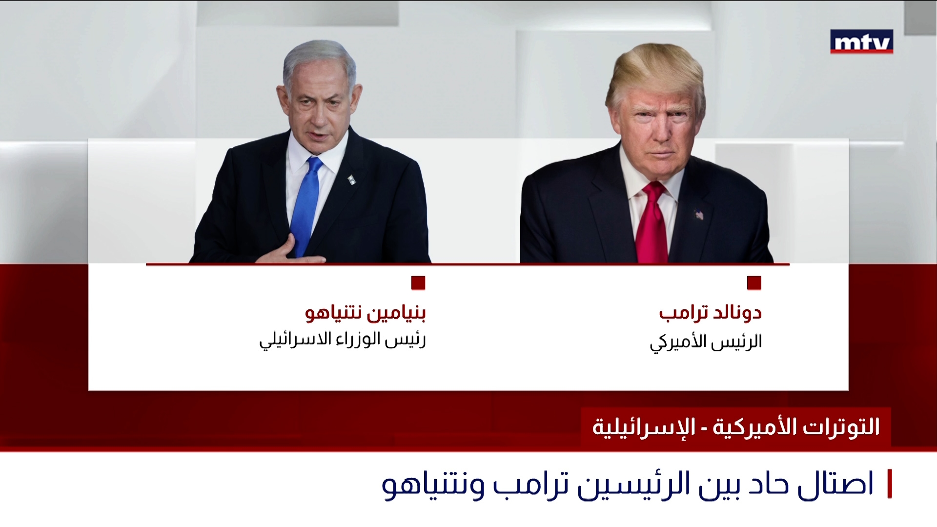 التوترات الأميركية - الإسرائيلية
